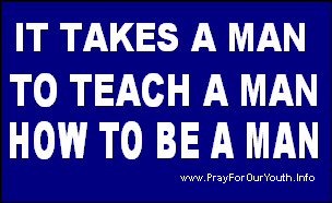 Christian Car Magnet, a Message to Young Men