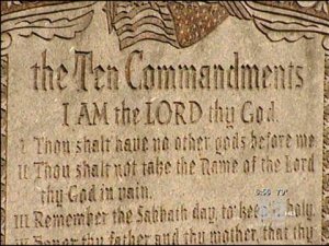 Ten Commandments Map
